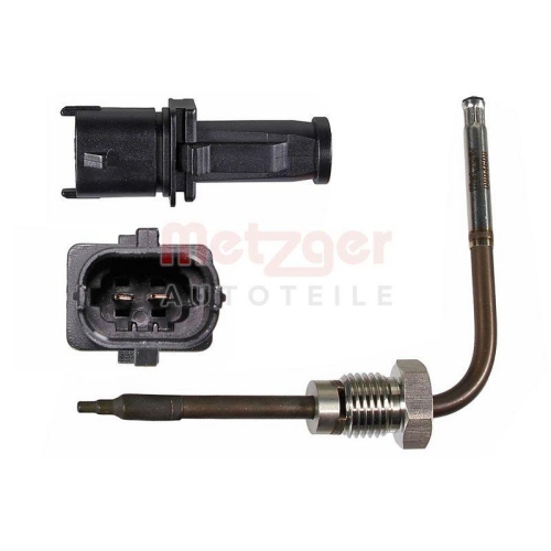 Sensor, Abgastemperatur METZGER 0894608 f&uuml;r FIAT, vor Katalysator