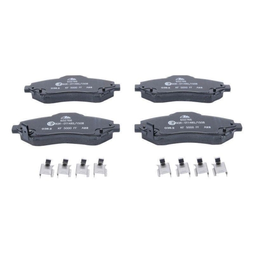 Bremsbelagsatz, Scheibenbremse ATE 13.0460-2766.2 f&uuml;r CHRYSLER FIAT JEEP