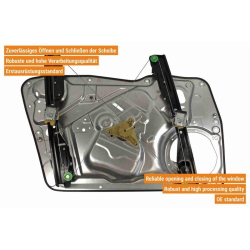 Fensterheber VAICO V10-9848 Original VAICO Qualit&auml;t f&uuml;r SEAT SKODA VW VAG
