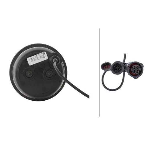 HELLA Heckleuchte 2NR 013 155-201 für DAF KEMPF, links, rechts