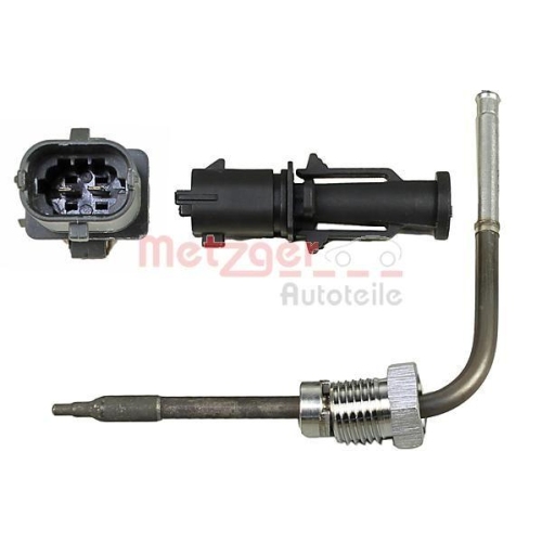 Sensor, Abgastemperatur METZGER 0894609 f&uuml;r FIAT, vor Katalysator