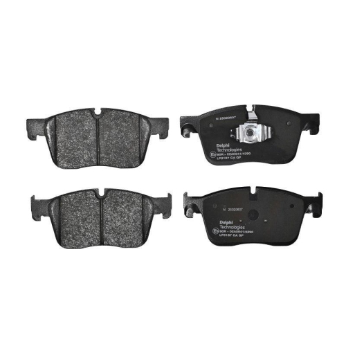 DELPHI LP3187 Bremsbelagsatz, Scheibenbremse f&uuml;r JAGUAR LAND ROVER, Vorderachse