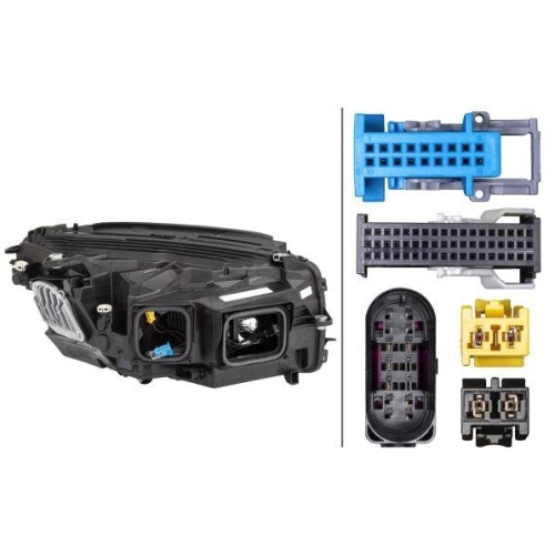 HELLA Hauptscheinwerfer 1EX 354 877-071 für MERCEDES-BENZ, links