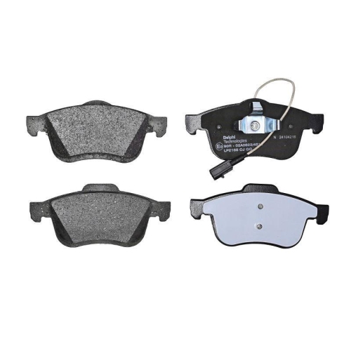 DELPHI LP2168 Bremsbelagsatz, Scheibenbremse f&uuml;r FIAT LANCIA OPEL VAUXHALL