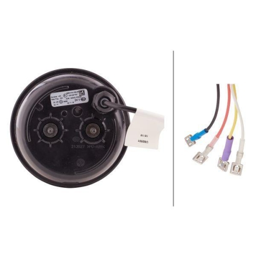 HELLA Heckleuchte 2NR 013 155-221 f&uuml;r DAF FELDBINDER, links, rechts