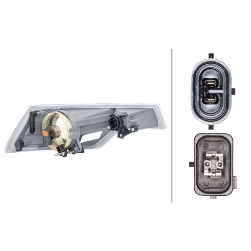 HELLA Nebelscheinwerfer 1NE 271 532-011 für CITROËN, links