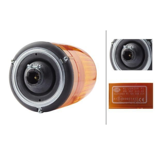 HELLA Rundumkennleuchte 2RL 007 553-001 KL Junior für MACK HAKO DELVANO