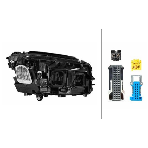 HELLA Hauptscheinwerfer 1EX 354 877-091 für MERCEDES-BENZ, links