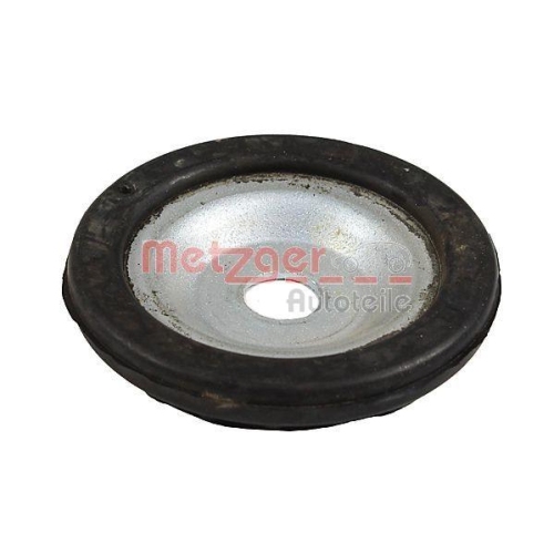 Federbeinaufnahme METZGER 6490348 für DODGE FIAT, Vorderachse links, oben