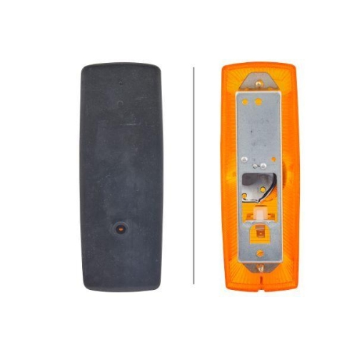 Blinkleuchte HELLA 2BA 001 221-041 f&uuml;r AUW&Auml;RTER MAN SCANIA VOLVO NEOPLAN SISU