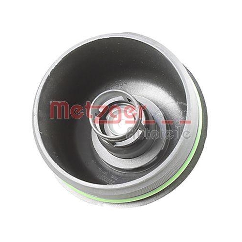 Deckel, &Ouml;lfiltergeh&auml;use METZGER 2370071 f&uuml;r PORSCHE, Motor