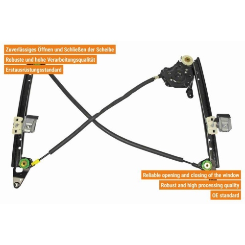 Fensterheber VAICO V10-9856 Original VAICO Qualität für SEAT SKODA VW VAG
