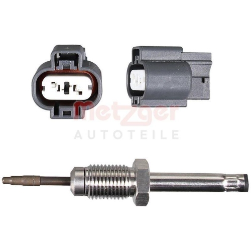 Sensor, Abgastemperatur METZGER 08941124 f&uuml;r MITSUBISHI, vor Katalysator