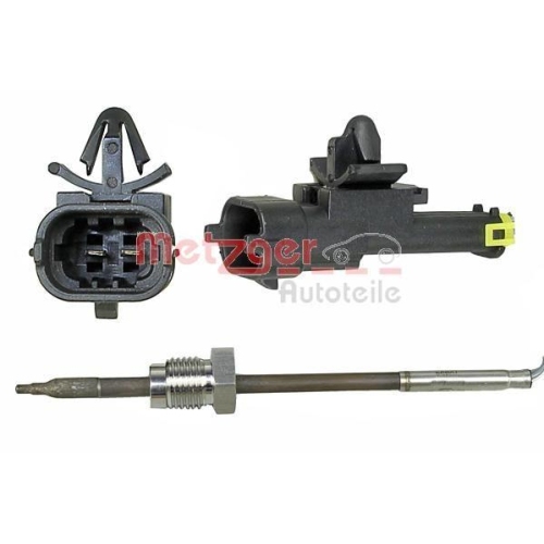 Sensor, Abgastemperatur METZGER 0894615 für OPEL CHEVROLET, vor Abgasturbolader