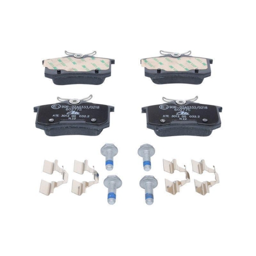 Bremsbelagsatz, Scheibenbremse ATE 13.0460-2775.2 f&uuml;r CITRO&Euml;N, Hinterachse