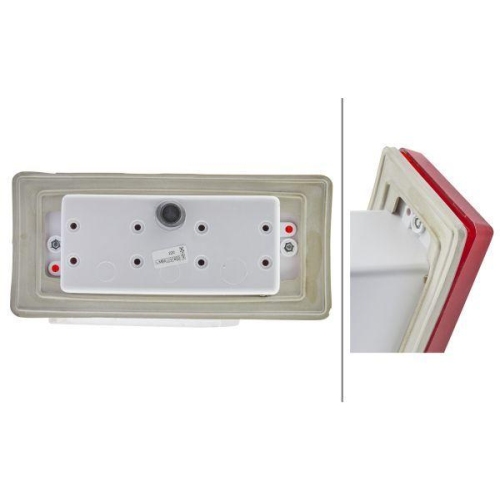 HELLA Bremsleuchte 2DA 003 734-011 für AEBI DAF MAN SAAB SCANIA VOLVO HEULIEZ