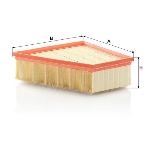 Luftfilter MANN-FILTER C 2295/4 f&uuml;r KIA VAG
