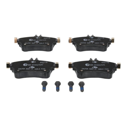 Bremsbelagsatz, Scheibenbremse ATE 13.0460-2778.2 f&uuml;r MERCEDES-BENZ, Vorderachse