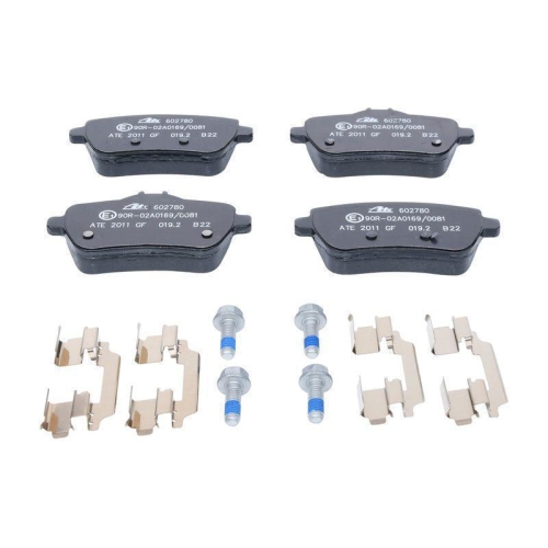 Bremsbelagsatz, Scheibenbremse ATE 13.0460-2780.2 f&uuml;r MERCEDES-BENZ, Hinterachse