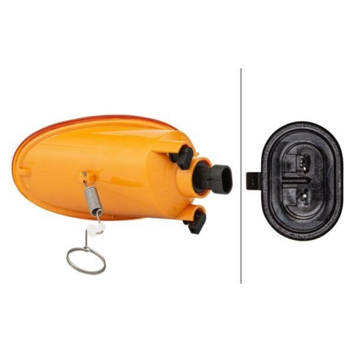 HELLA Blinkleuchte 2BA 270 016-041 für FIAT, vorne rechts