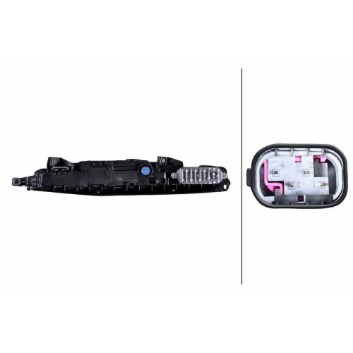 HELLA Tagfahrleuchte 2BE 015 358-041 f&uuml;r PORSCHE, rechts