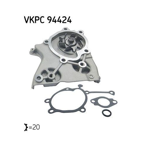 Wasserpumpe, Motork&uuml;hlung SKF VKPC 94424 f&uuml;r MAZDA KIA