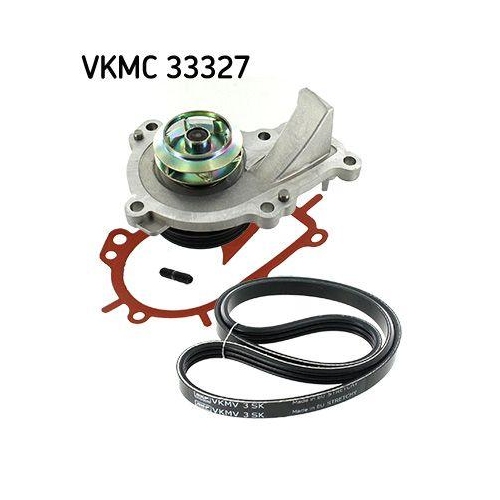 Wasserpumpe + Keilrippenriemensatz SKF VKMC 33327 f&uuml;r ALFA ROMEO CITRO&Euml;N FIAT