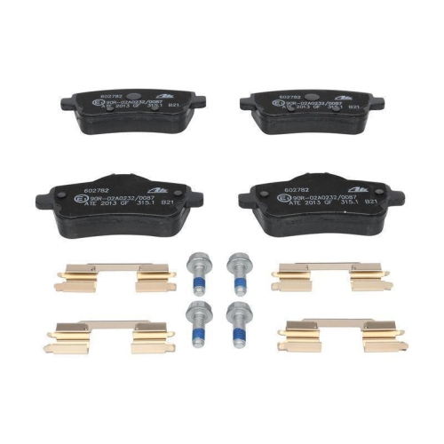 Bremsbelagsatz, Scheibenbremse ATE 13.0460-2782.2 f&uuml;r MERCEDES-BENZ, Hinterachse