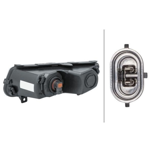 HELLA Nebelscheinwerfer 1ND 010 377-101 für VW, rechts