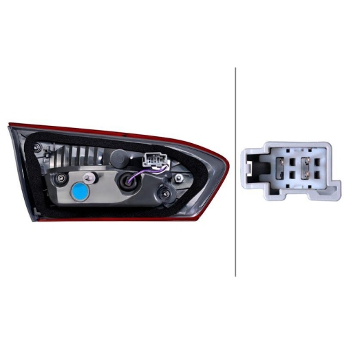 HELLA 2ZR 354 860-061 Heckleuchte f&uuml;r FORD, rechts