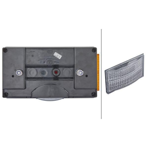 HELLA Heckleuchte 2VD 340 400-451 f&uuml;r SCANIA SCHMITZ CARGOBULL, links