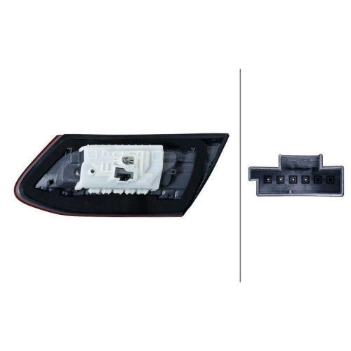 HELLA 2SD 354 892-091 Heckleuchte f&uuml;r MERCEDES-BENZ, links