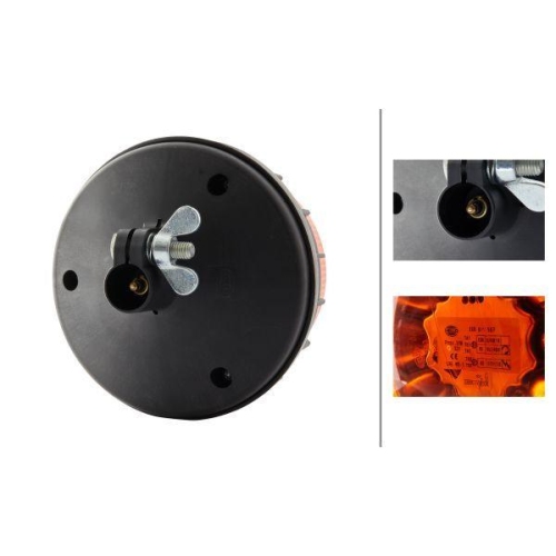 HELLA Blitz-Kennleuchte 2XD 011 557-811 K-LED 2.0 für AEBI MERCEDES-BENZ FAUN