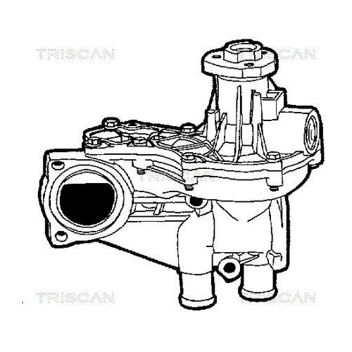 Wasserpumpe, Motork&uuml;hlung TRISCAN 8600 29003 f&uuml;r AUDI FORD SEAT SKODA VW
