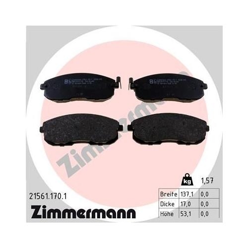 Bremsscheibe ZIMMERMANN 200.2526.20 COAT Z f&uuml;r NISSAN, Vorderachse