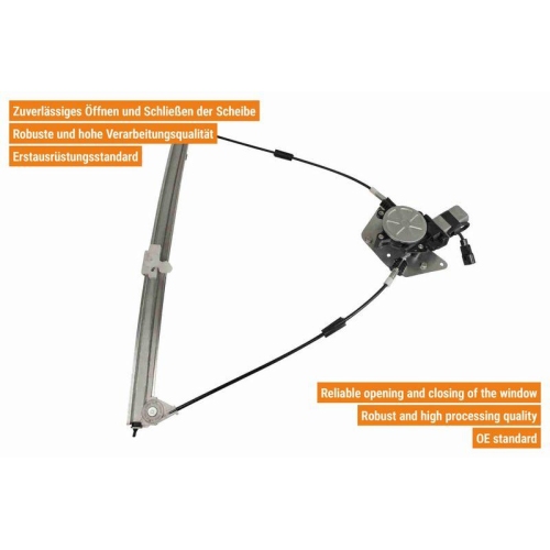 Fensterheber VAICO V46-0489 Original VAICO Qualität für RENAULT, vorne rechts
