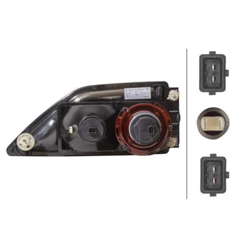 HELLA Hauptscheinwerfer 1DL 007 859-021 für MERCEDES-BENZ EVOBUS, rechts