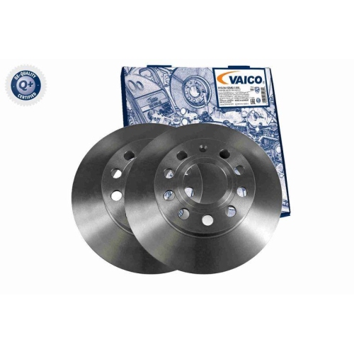 VAICO V10-40070 2 St&uuml;ck Bremsscheiben Q+, Erstausr&uuml;sterqualit&auml;t f&uuml;r AUDI SEAT SKODA VW