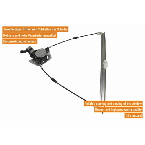 Fensterheber VAICO V46-0490 Original VAICO Qualit&auml;t f&uuml;r RENAULT, vorne links