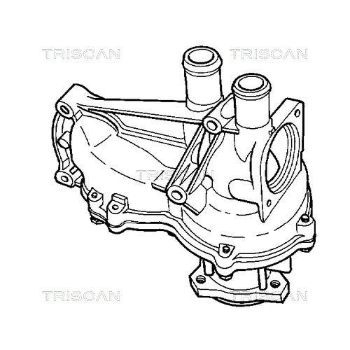 Wasserpumpe, Motork&uuml;hlung TRISCAN 8600 29002 f&uuml;r AUDI