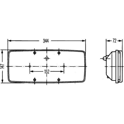 HELLA Heckleuchte 2SD 003 167-011 für AEBI FIAT FRUEHAUF IVECO MERCEDES-BENZ