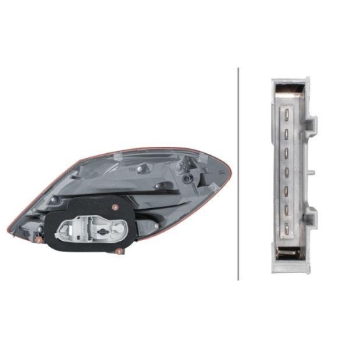 HELLA Heckleuchte 2SK 354 874-011 für MERCEDES-BENZ, links