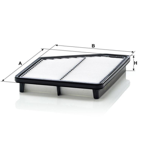 Luftfilter MANN-FILTER C 2421 f&uuml;r HYUNDAI