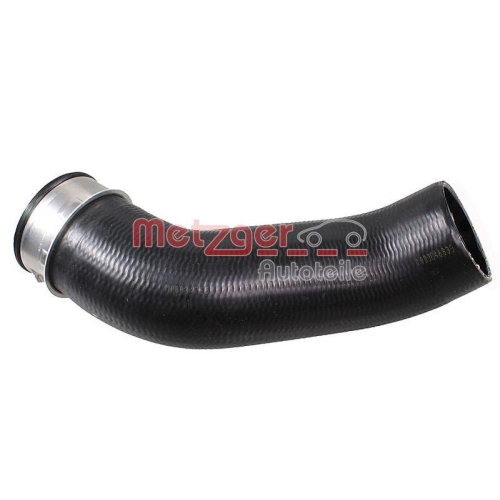 Ladeluftschlauch METZGER 2400535 für VW, Ladeluftkühler, links, unten