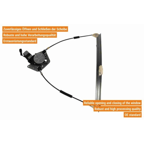 Fensterheber VAICO V46-0494 Original VAICO Qualität für RENAULT, vorne links