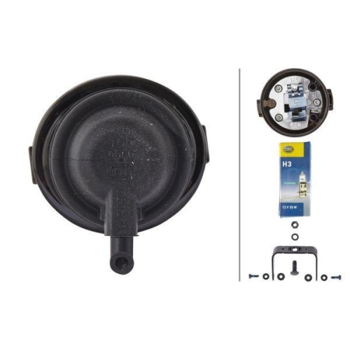 HELLA Nebelscheinwerfer 1NL 008 090-031 für MAN SCANIA CLAAS HYMER KNAUS VDL