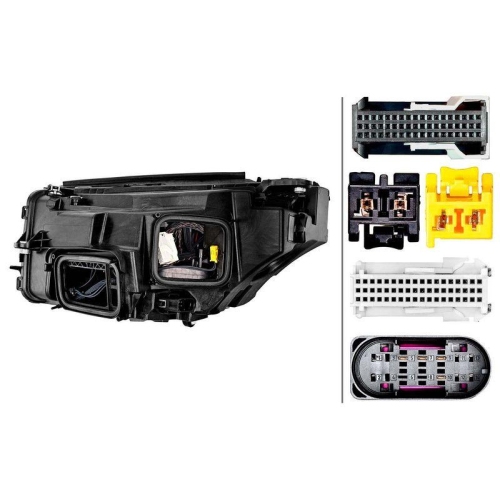 HELLA Hauptscheinwerfer 1EX 354 897-081 f&uuml;r MERCEDES-BENZ, rechts