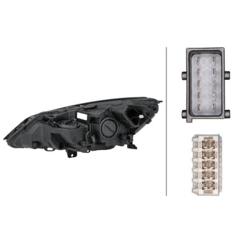 HELLA Hauptscheinwerfer 1EL 354 829-021 f&uuml;r OPEL, rechts