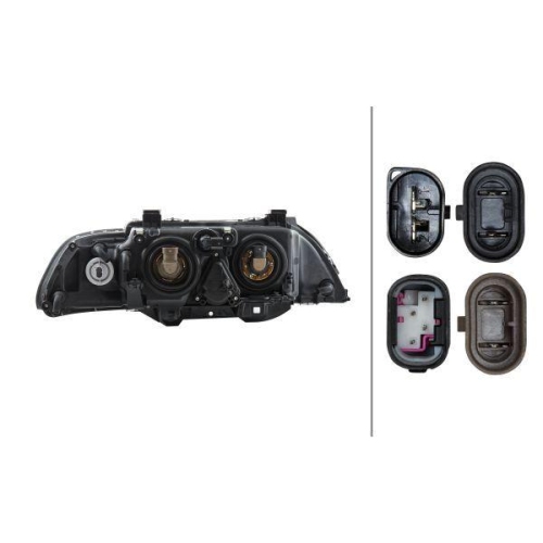 HELLA Hauptscheinwerfer 1LL 008 053-591 für BMW, links