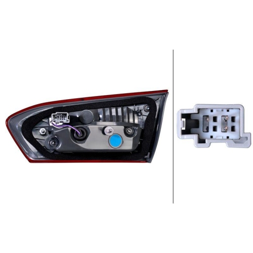HELLA 2ZR 354 860-051 Heckleuchte f&uuml;r FORD, links